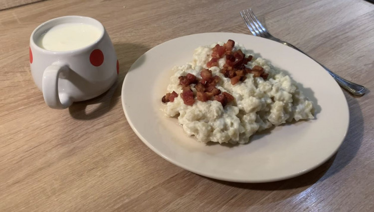 Tradičný recept na bryndzové halušky. Foto - Michal