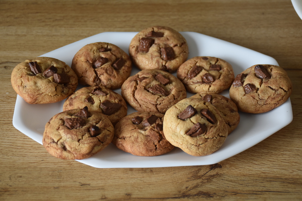 Výborné cookies s kúskami čokolády, recept 10/10