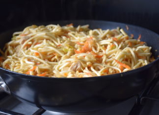 Wok rezance s kuracím mäsom, recept číslo 1