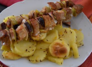 Bravčový špíz. Foto - Kristýna