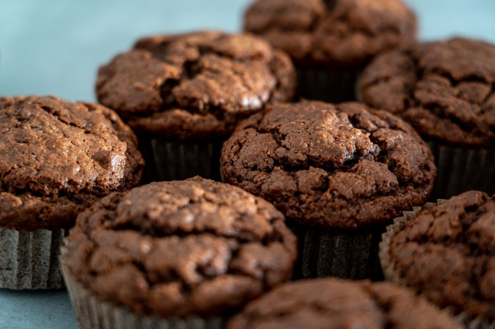 Čokoládové muffiny. Foto - Pexels