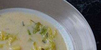 Šalátová polievka so zemiakmi. Foto - Denča