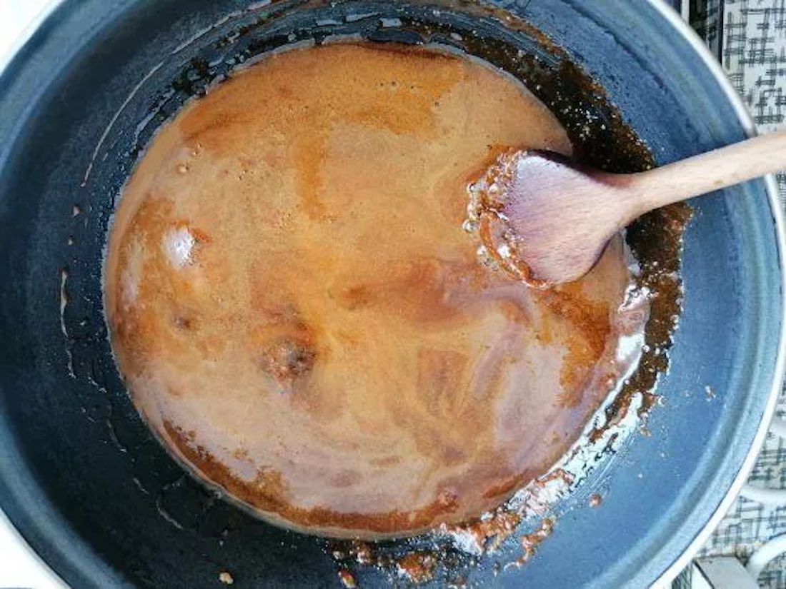 Tekutý karamel. Foto : Slávka